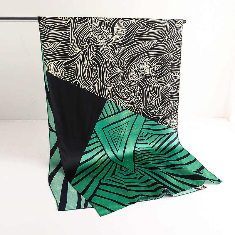 Shawl Wrap Winter - 2025 Luxury brand 100% Real silk