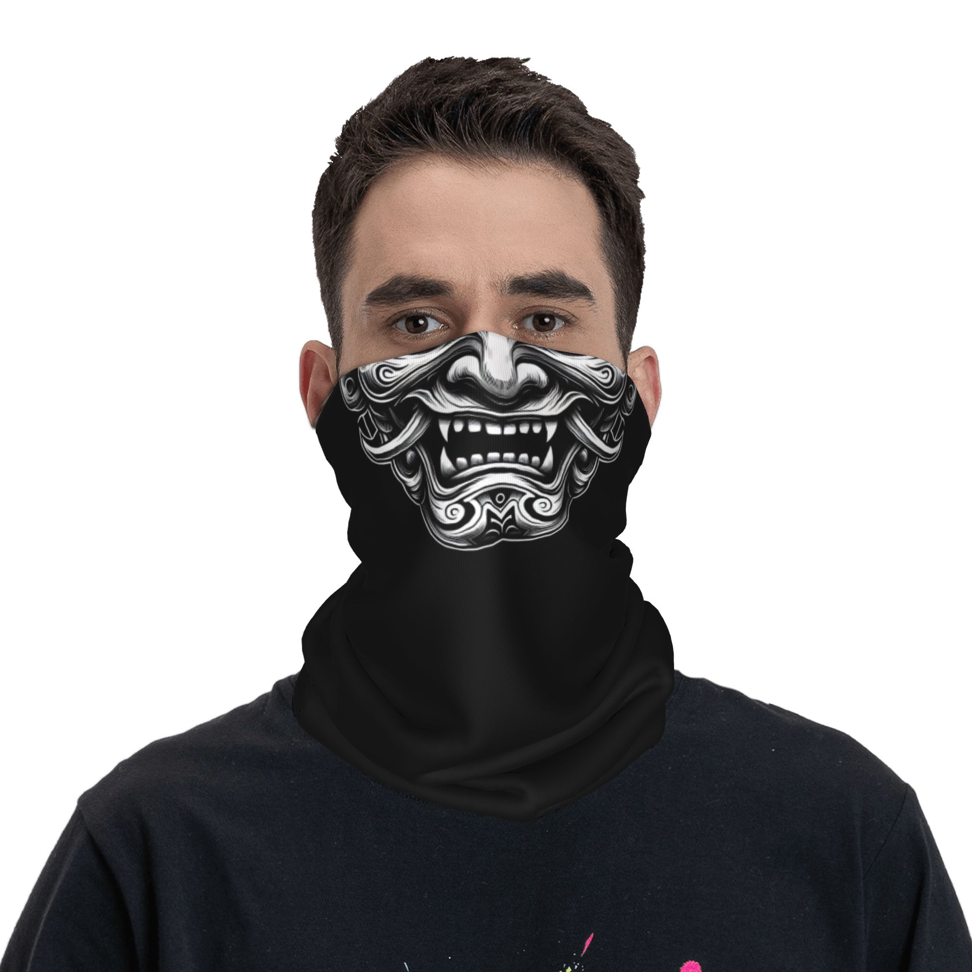 Custom Samurai Oni Demon Banda - Neck Gaiter Fleece recension och pris