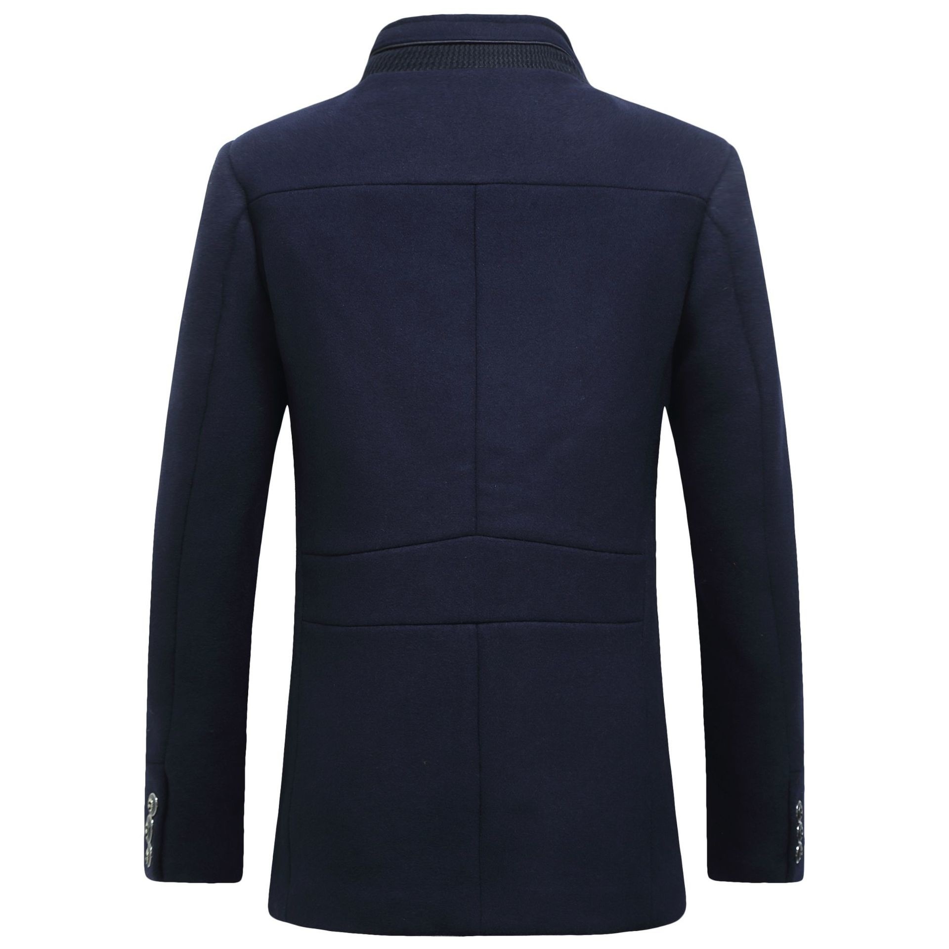Fashion Men's Wool jacket Clas - Wool Coat Peacoat recension och pris