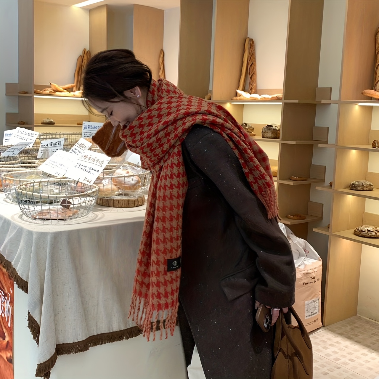 FANGSIGE Exquisite Hundred Tow - Wool Scarf Men recension och pris