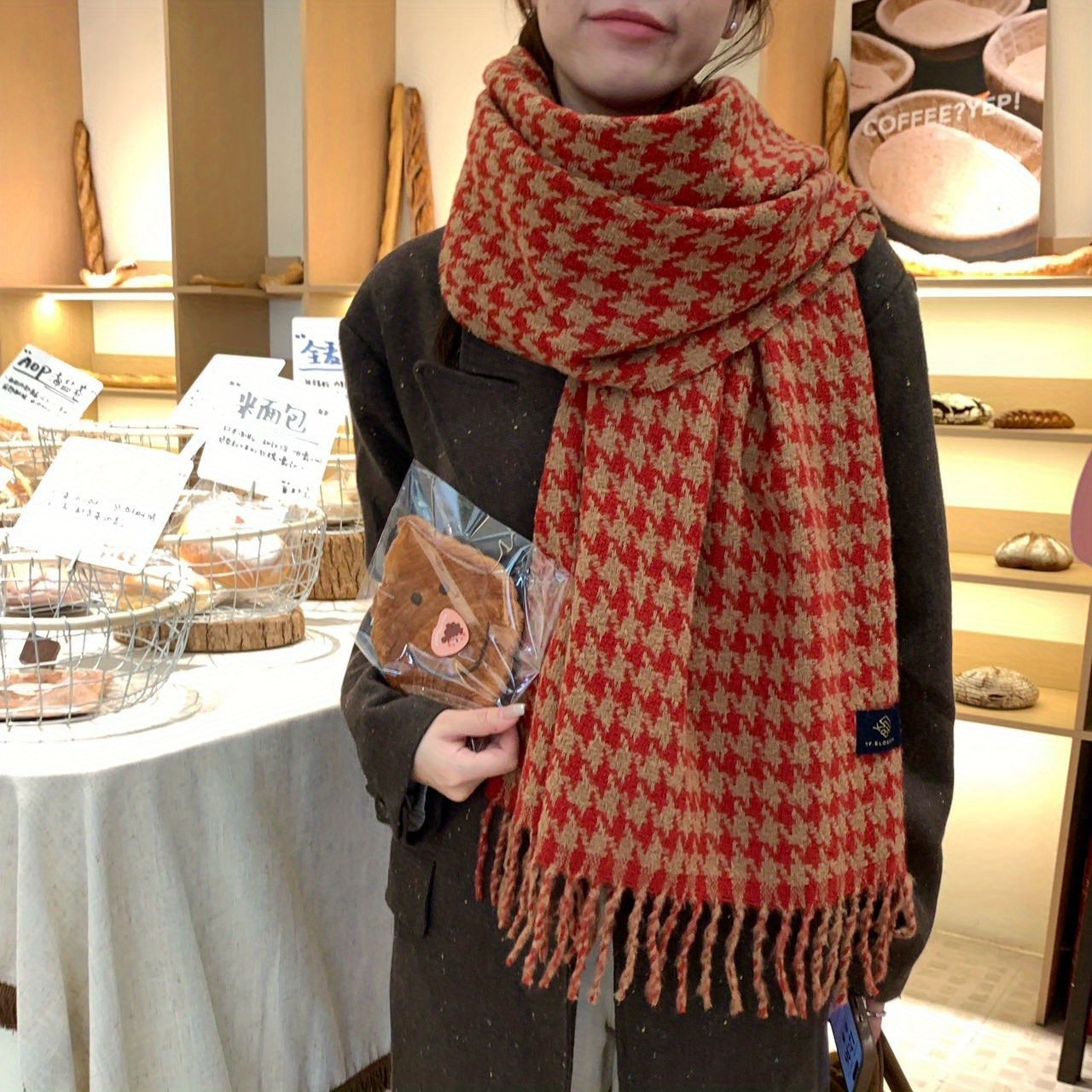 FANGSIGE Exquisite Hundred Tow - Wool Scarf Men recension och pris