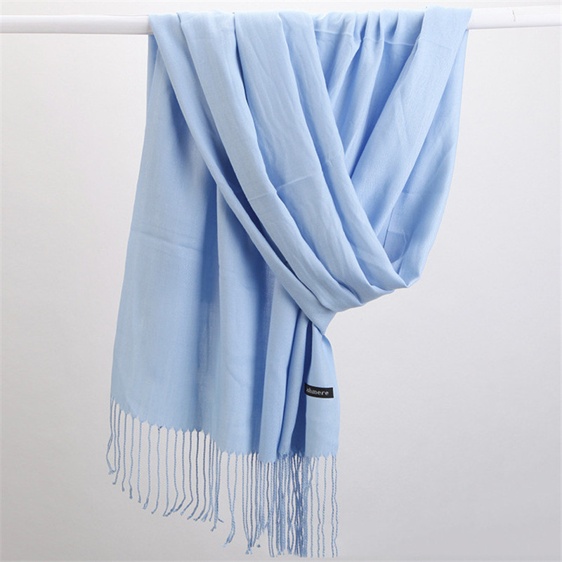 Fashion Solid Color 2023 Women - Shawl Wrap Winter recension och pris