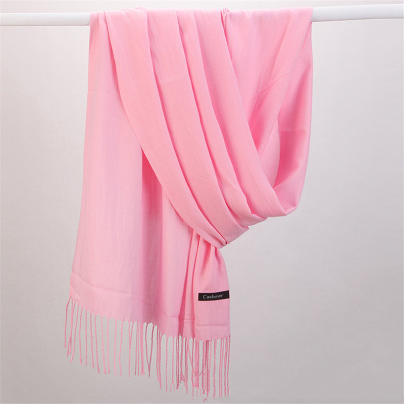 Fashion Solid Color 2023 Women - Shawl Wrap Winter recension och pris
