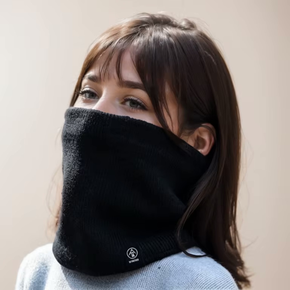 Thick Knit Neck Warmer Fleece  - Neck Gaiter Fleece recension och pris
