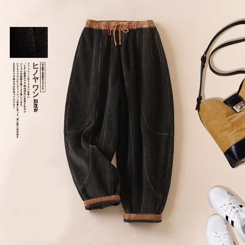 Corduroy harem pants female fa - Corduroy Pant Warm recension och pris