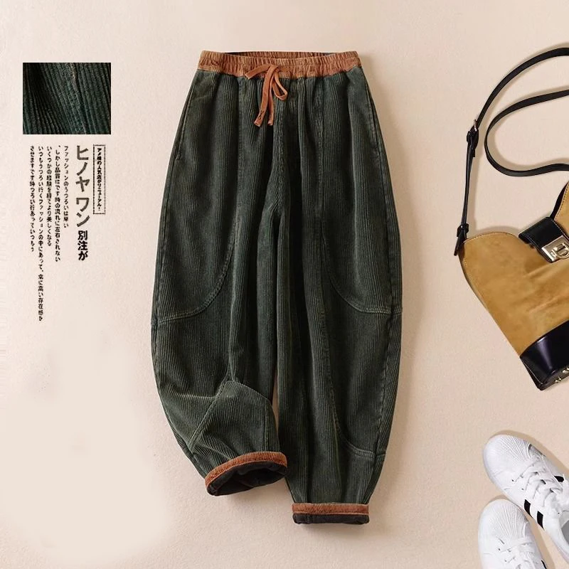 Corduroy harem pants female fa - Corduroy Pant Warm recension och pris