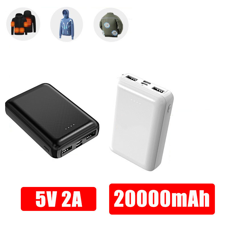Mini Power Bank 20000mAh 5V 2A - Heated Vest Battery recension och pris