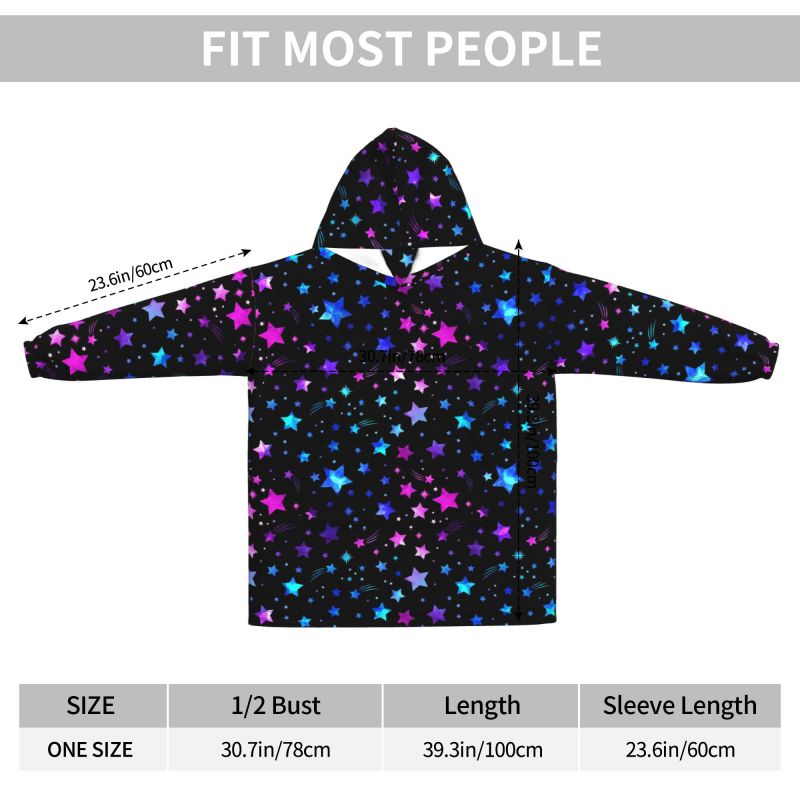 Space Galaxy Constellation Zod - Sherpa Hoodie Fleece recension och pris