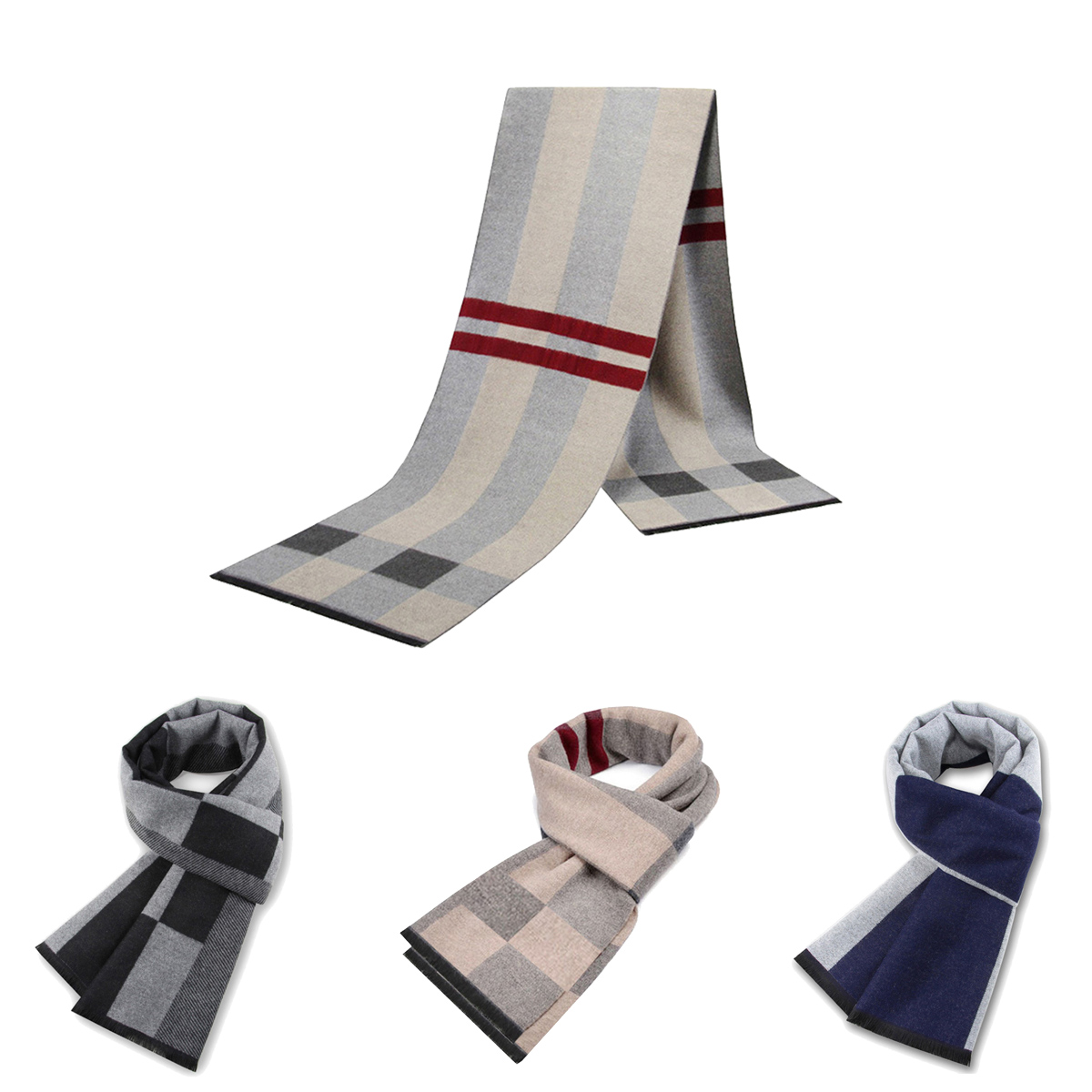 Men Scarf For Man Winter Copy  - Wool Scarf Men recension och pris