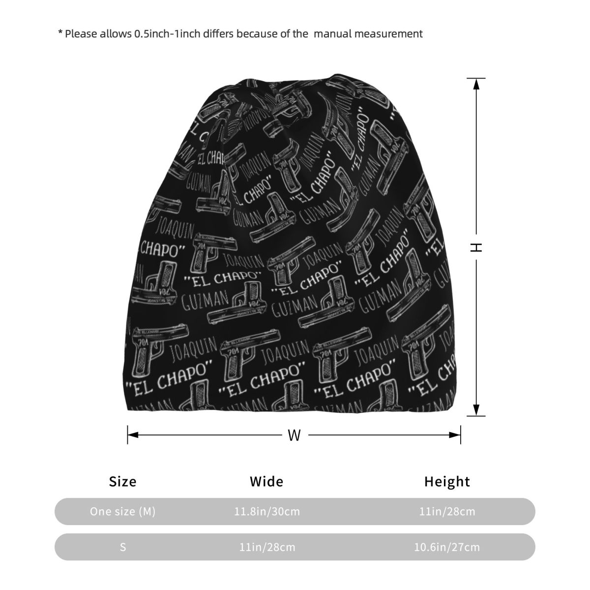 Joaquin El Chapo Guzman Narcos - Knit Beanie Hat Warm recension och pris
